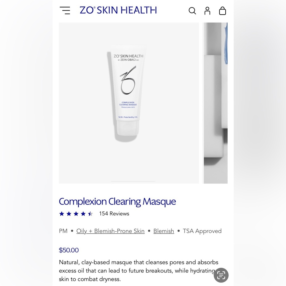 ZO SKIN HEALTH Complexion Clearing Masque - Picture 3 of 7